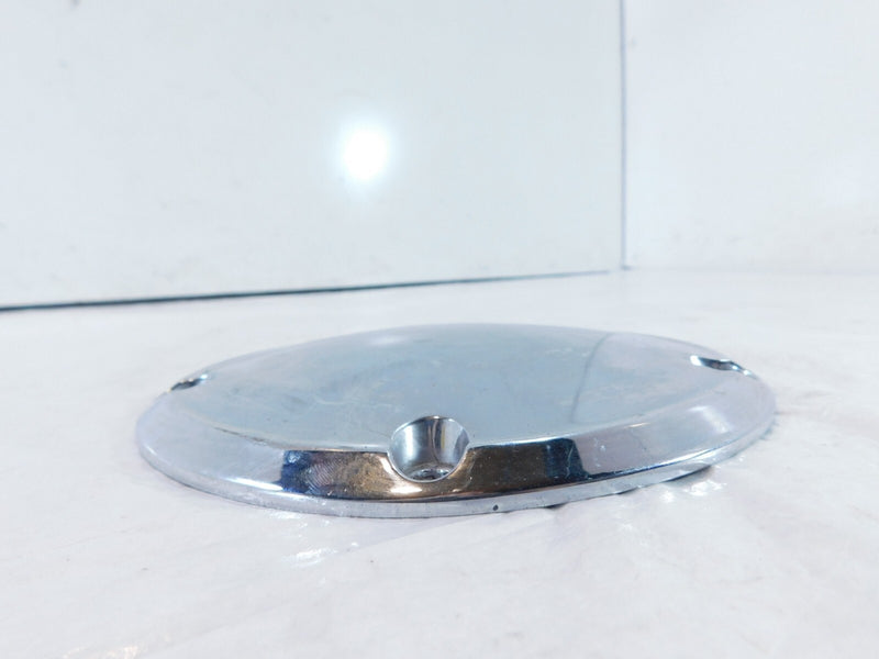 Harley Davidson Twin Cam Dyna & Softail Left Engine Chrome Derby Clutch Cover