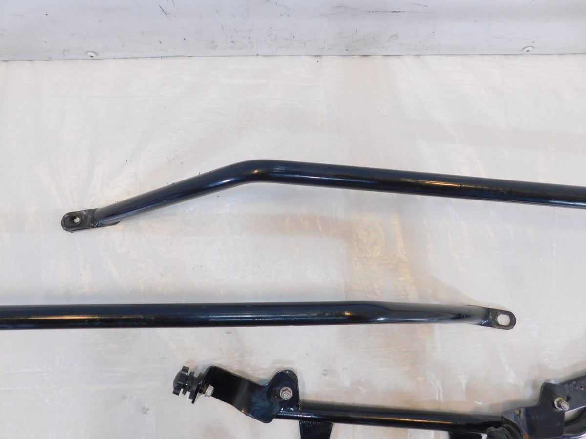 18-22 Harley Davidson Softail Slim & Street Bob Black Saddlebag Mount Brackets - C3 Cycle
