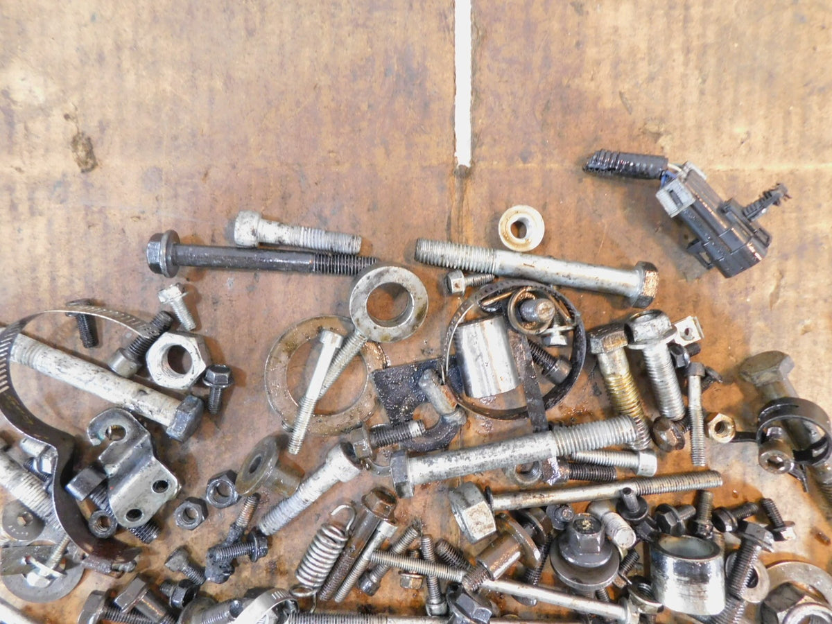 2017 17 Victory Cross Country Engine & Body Nuts Bolts & Brackets Parts Box Lot - C3 Cycle