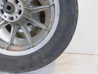 1983-1985 Harley Davidson XLH 1000 Ironhead Sportster Silver Rear Wheel Rim Tire - C3 Cycle