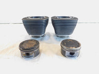 Harley Davidson Twin Cam Touring Dyna & Softail Engine Pistons & Black Cylinders - C3 Cycle