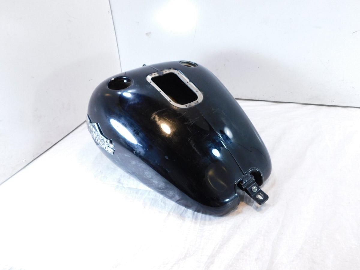 Harley Davidson Softail Heritage Classic & Fat Boy Black Fuel Gas Tank - Dented - C3 Cycle
