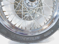 Harley Softail Night Train Deuce Dyna Wide Glide 19" Laced Front Wheel Rim -Bent - C3 Cycle