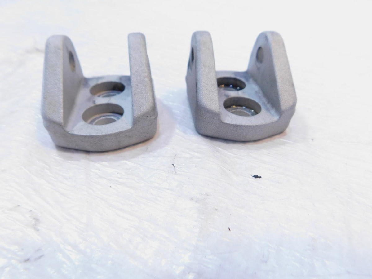 2013-2019 KTM 690 Duke Silver Left/Right Front Footrest Foot Pegs Bracket Mounts - C3 Cycle