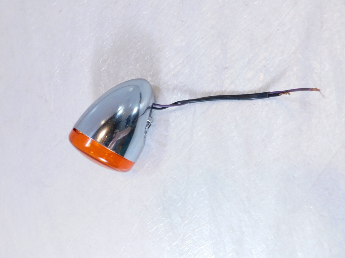 Harley Davidson Sportster Softail Dyna V-Rod Chrome Front Turn Signal Indicator