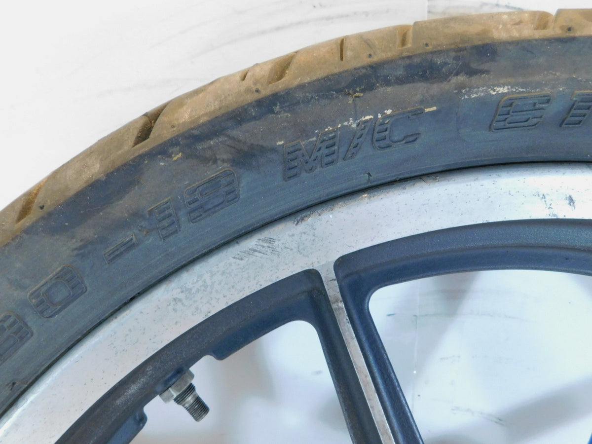 Harley Davidson Sportster 883 & 1200 19" Cast Front Wheel Rim w/ Tire - Bent - C3 Cycle
