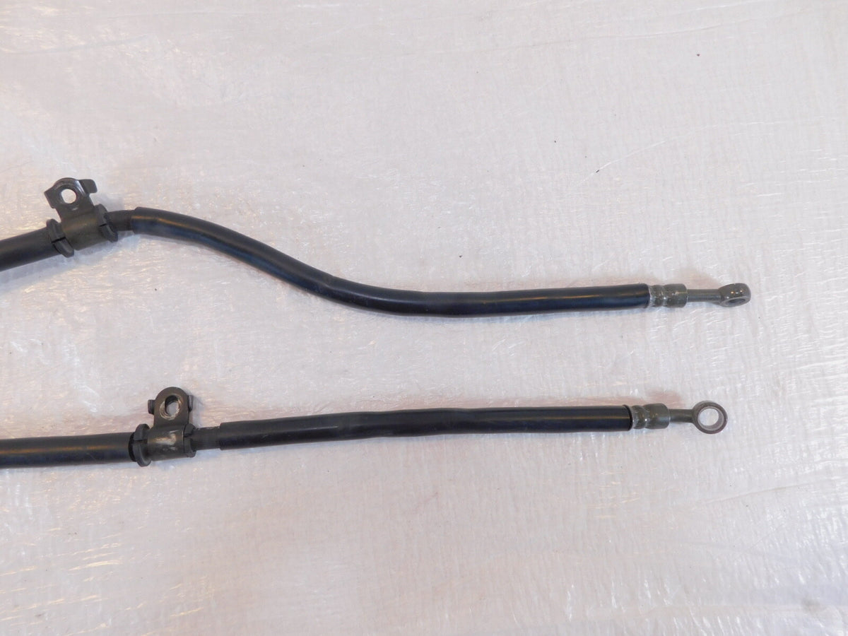 Yamaha FZR600 FZR600R Front Left & Right Brake Disc Caliper Hose Line Pipes - C3 Cycle