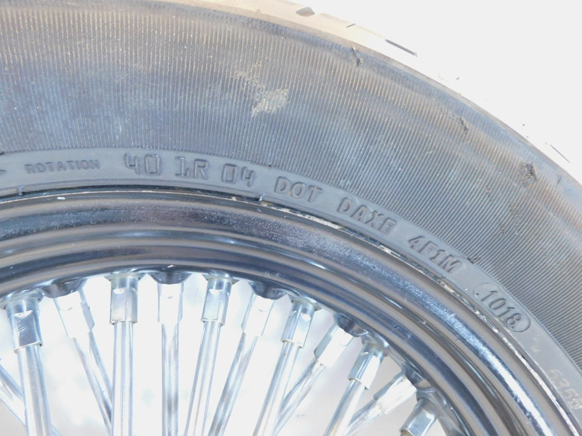 Harley Davidson Softail Heritage Classic & Deluxe Black Laced Rear Wheel Rim - C3 Cycle