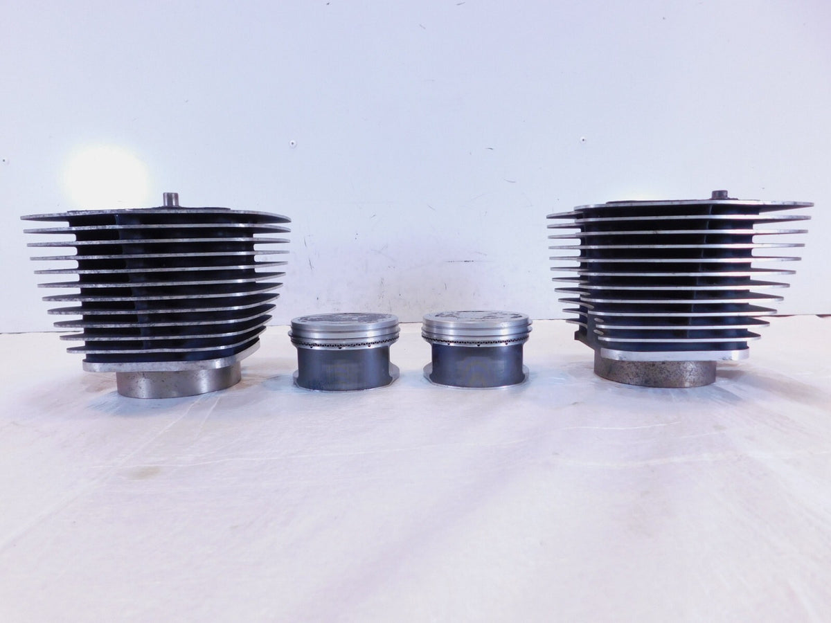Harley Davidson Twin Cam Touring Dyna & Softail Engine Pistons & Black Cylinders - C3 Cycle