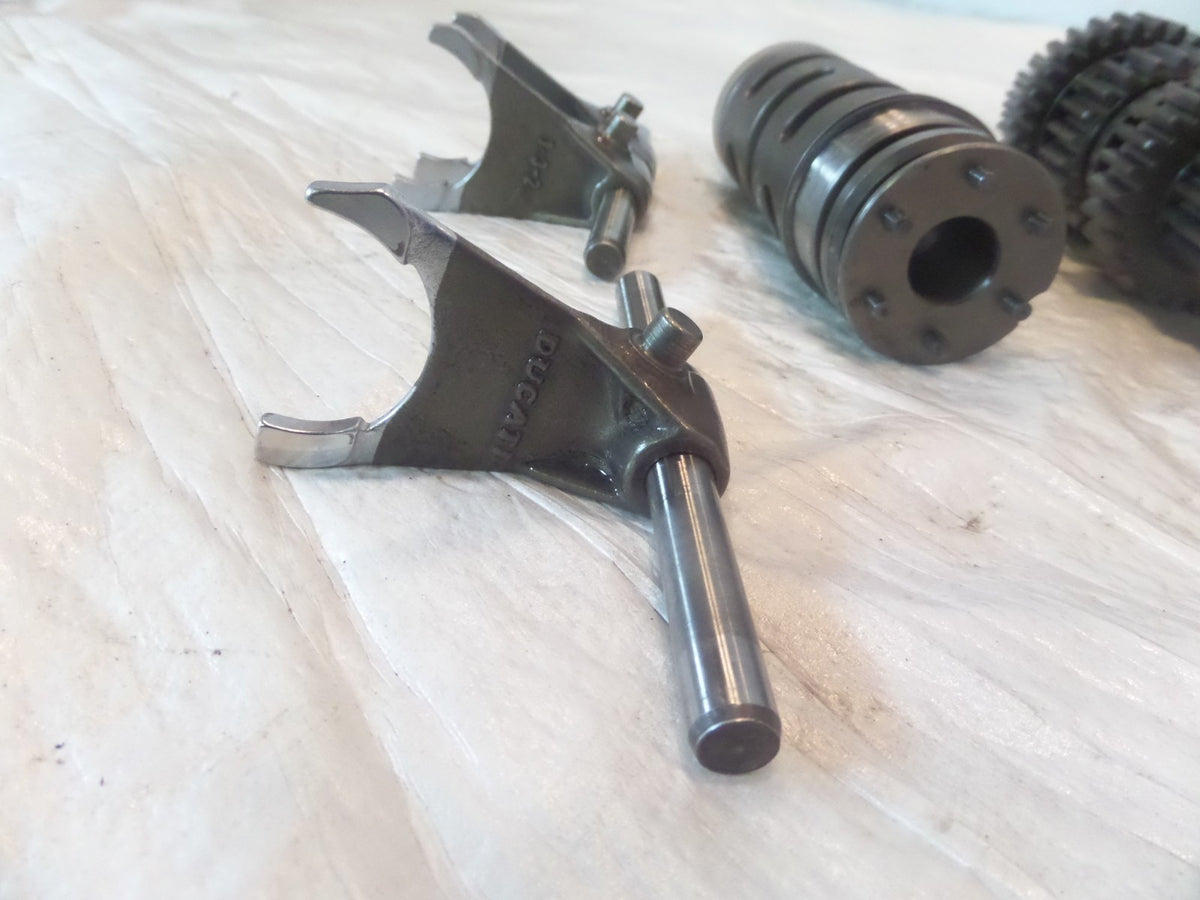 Ducati Monster 620 Dark Engine Motor Transmission Gears & Shifter Drum Fork - C3 Cycle