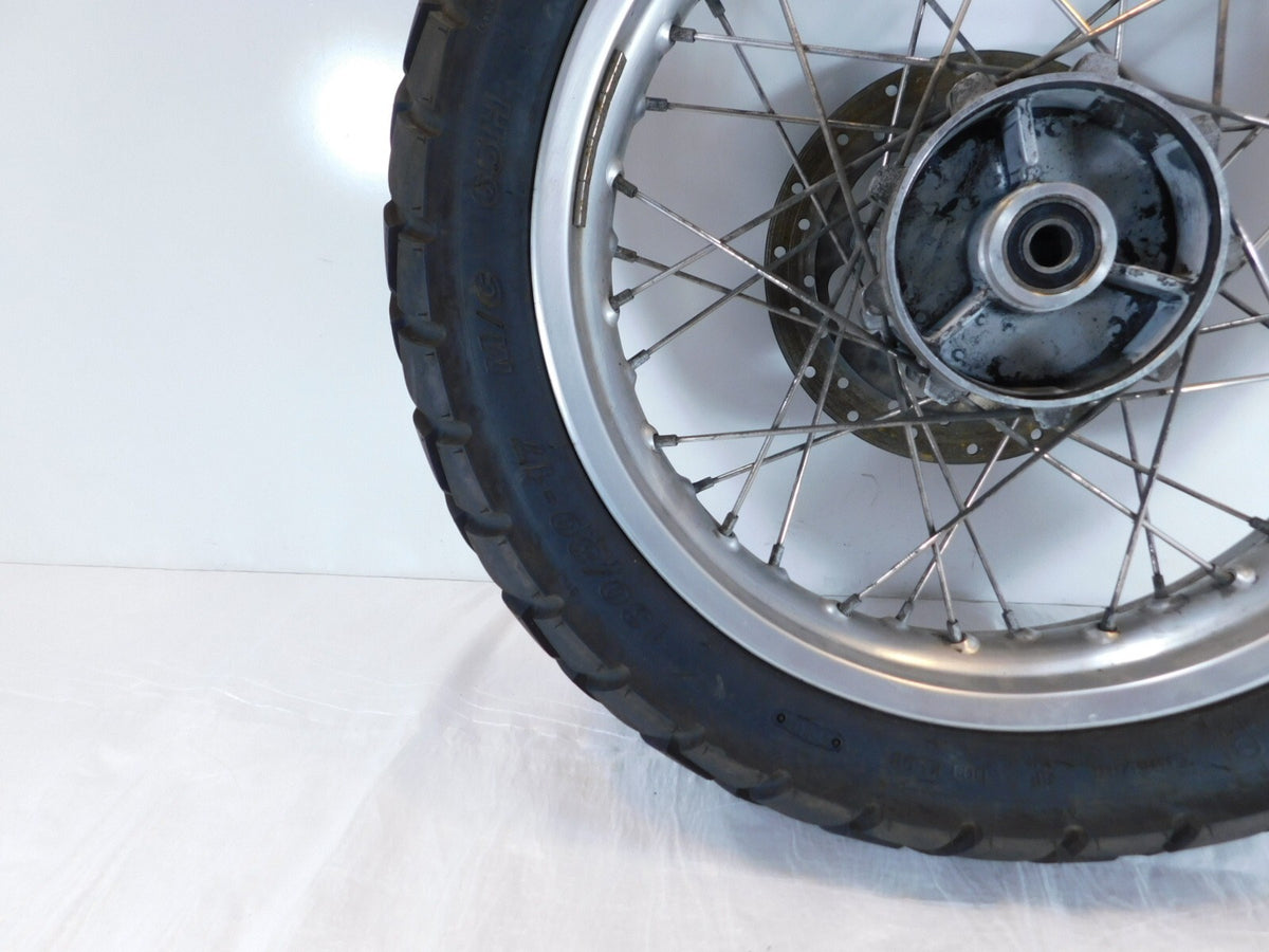 BMW F650GS G650GS & Dakar Sertao Spoked Laced Rear Wheel Hub Rim w/ Rotor & Tire - C3 Cycle