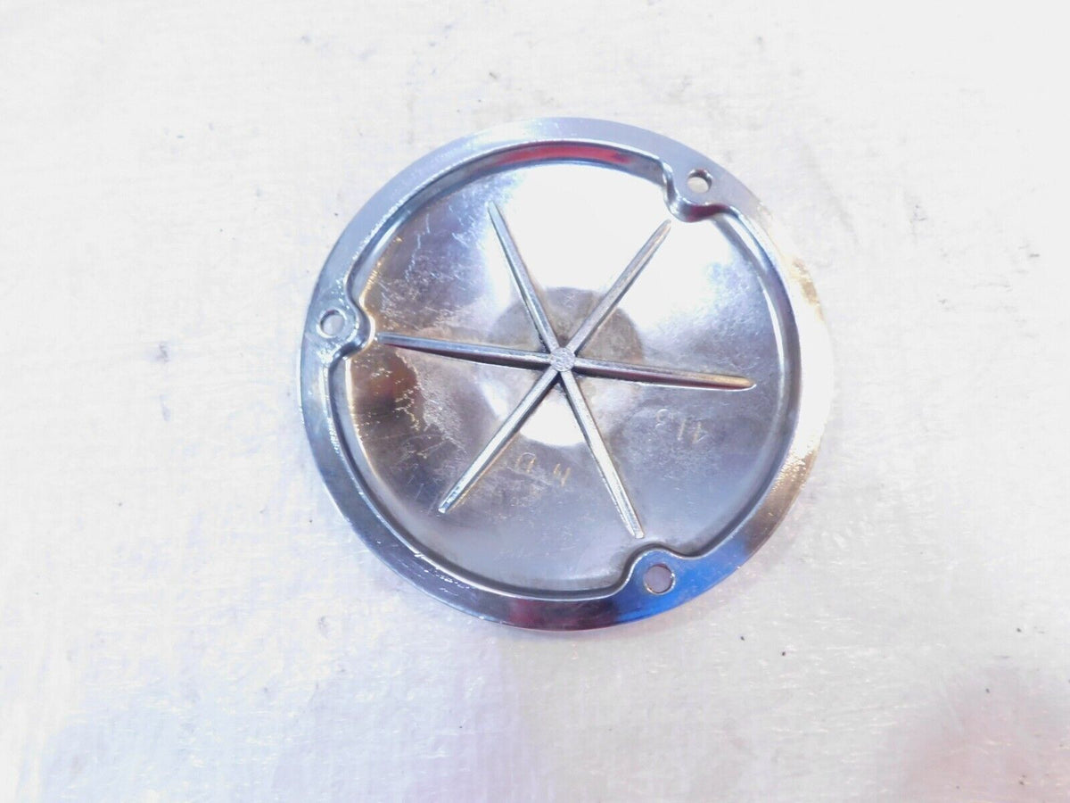 Harley Davidson Evo Softail Dyna & FXR Left Engine Chrome Derby Clutch Cover - C3 Cycle