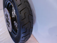 Harley Dyna Softail & Sportster 883 & 1200 Black Laced Rear Wheel Rim & Tire