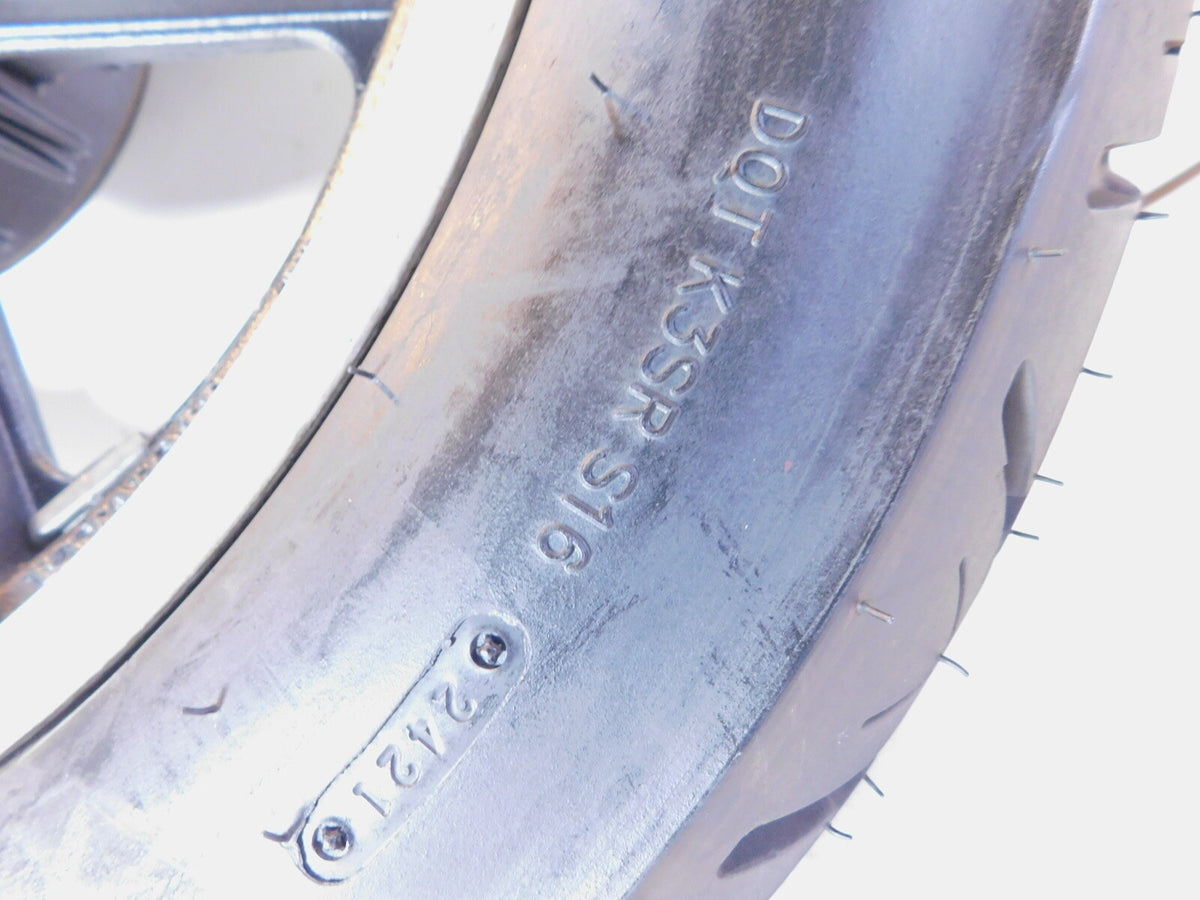 Honda CB650 CB650SC Nighthawk 650 Black Spoked Rear Wheel Rim & Tire 3" x 16" - C3 Cycle
