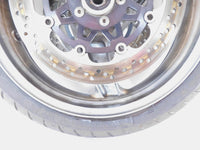 1990-1992 Kawasaki Ninja ZX-11 ZX1100 Gray Front Wheel Hub Rim & Brake Rotors - C3 Cycle