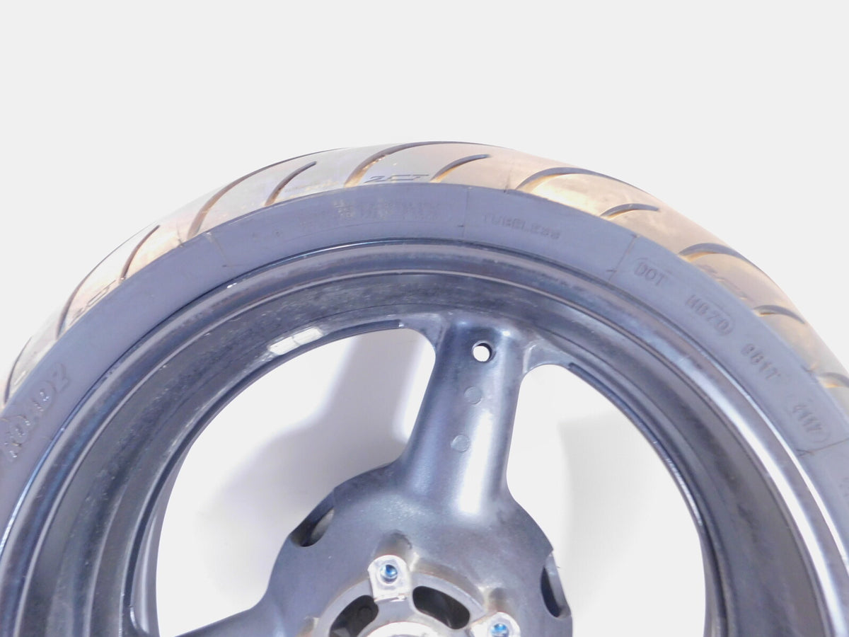 2001-2005 Suzuki Bandit GSF1200S GSF 1200 Black Cast Rear Wheel Rim & Tire - C3 Cycle