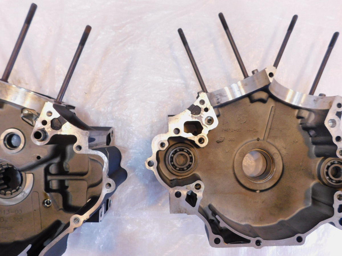 Harley Davidson Softail Heritage Classic Black Twin Cam Crankcase Crank Cases - C3 Cycle