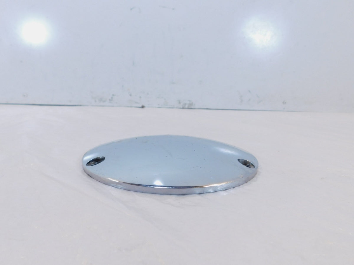 Harley Evo Softail Dyna & FXR Left Engine Motor Chrome Derby Clutch Cap Cover - C3 Cycle