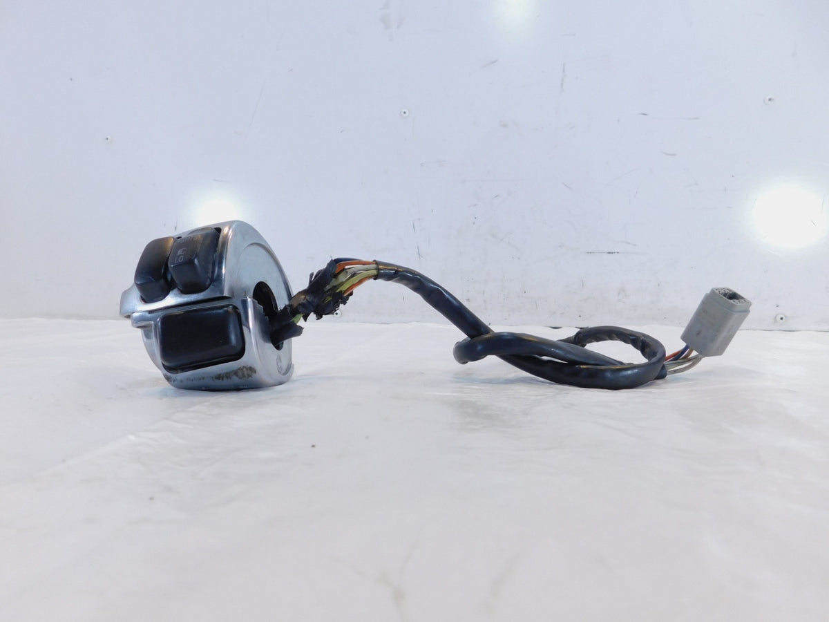 Harley Softail Dyna Sportster Chrome Left Handlebar Horn Turn Signal Switches - C3 Cycle