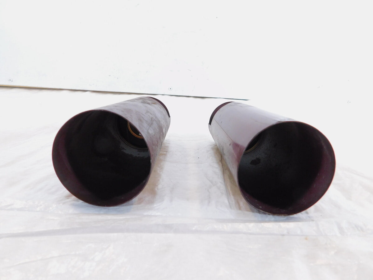 1972 72 Honda CB350K CB350K4 350 Maroon Front Lower Left/Right Fork Leg Covers - C3 Cycle