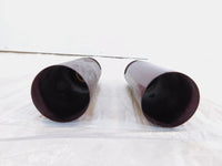 1972 72 Honda CB350K CB350K4 350 Maroon Front Lower Left/Right Fork Leg Covers - C3 Cycle