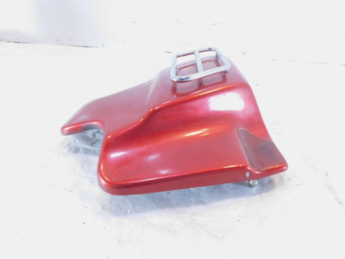Harley Touring Road King Electra Glide Ultra Classic Red Left Side Cover w/ Trim - C3 Cycle