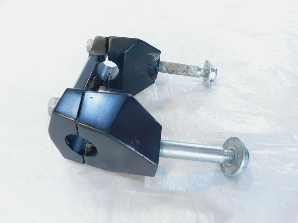 2016 16 Kawasaki Z800 ABS ZR800 Front Upper/Lower Handlebar Riser Clamp Mounts - C3 Cycle