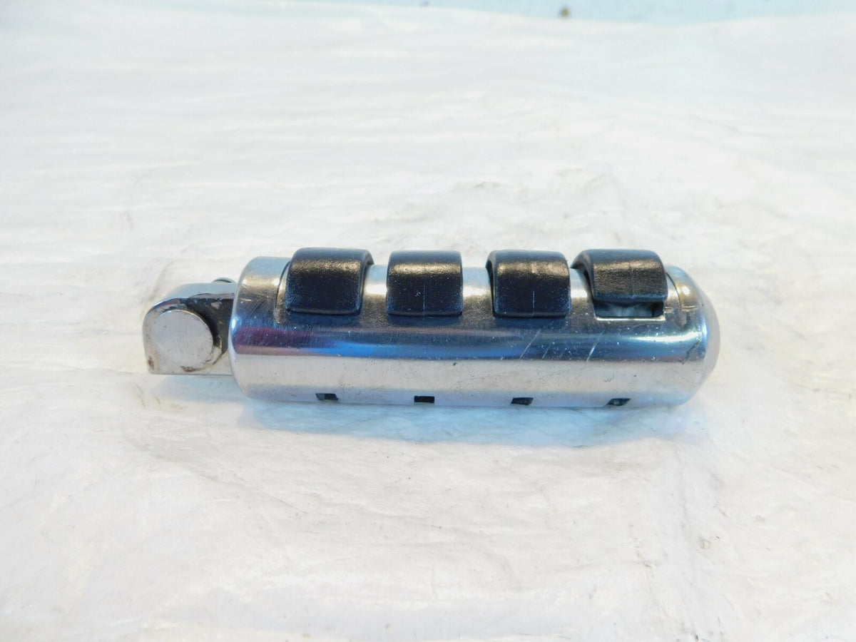 One Harley Touring Dyna Sportster & Softail Chrome ISO Footpeg Footrest - C3 Cycle