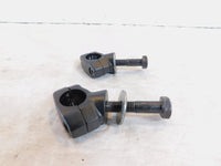 2010-2017 Victory Cross Country Black Handlebar Handle Bar Riser Mount Clamps - C3 Cycle