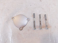 1991-1993 Honda Nighthawk 750 CB750 Silver Engine Left Side Cover Plate & Screws - C3 Cycle