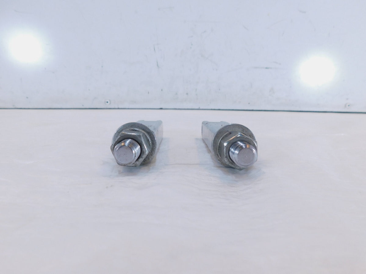 Harley EVO FXR EVO Dyna Chrome Front Highway Footpeg Peg Mount Clevis Brackets - C3 Cycle