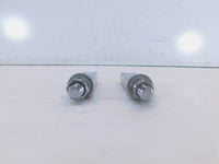 Harley EVO FXR EVO Dyna Chrome Front Highway Footpeg Peg Mount Clevis Brackets - C3 Cycle