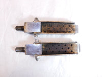 Harley Davidson Touring FXR Dyna Sportster Softail Silver Peg Footpegs Footrests