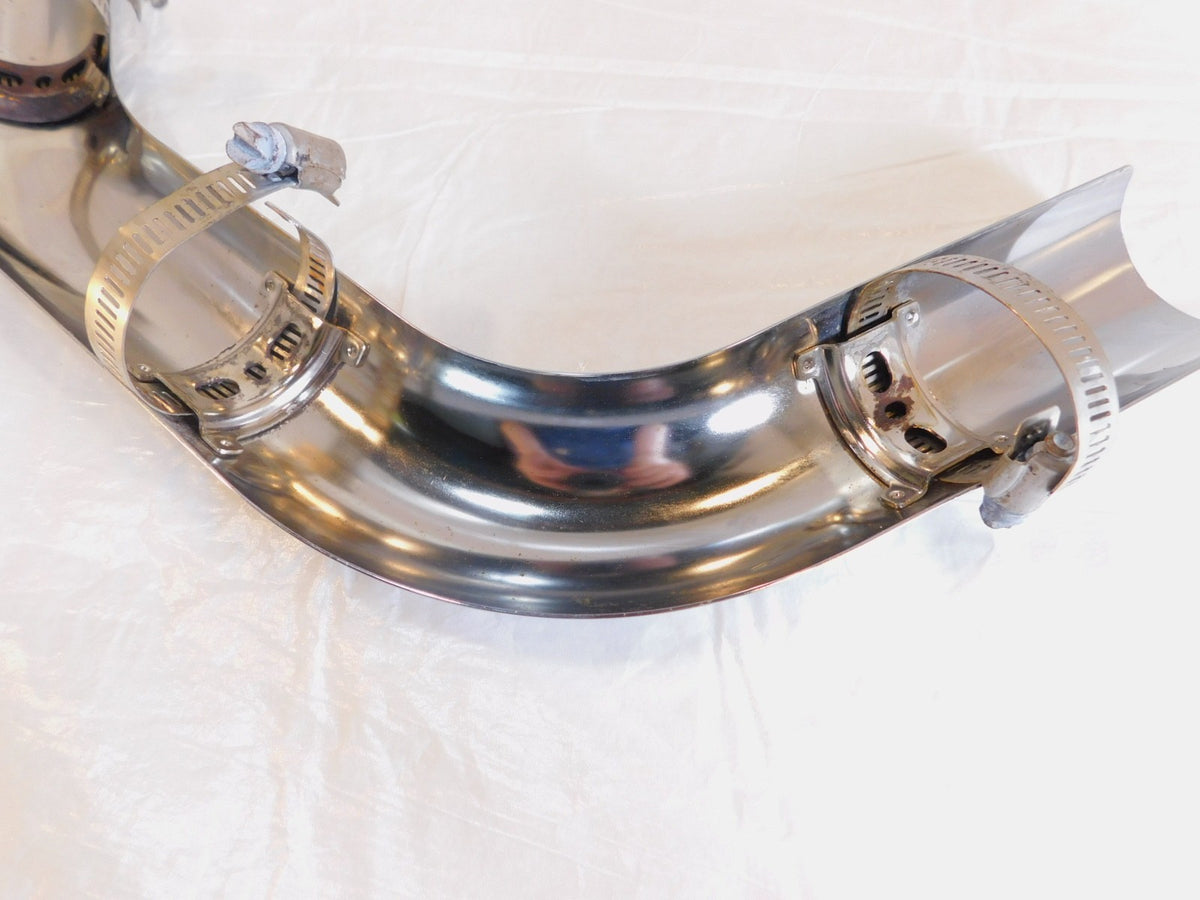 Harley Sportster 1200 & 883 Chrome Front Exhaust Header Pipe Cover Heat Shield - C3 Cycle