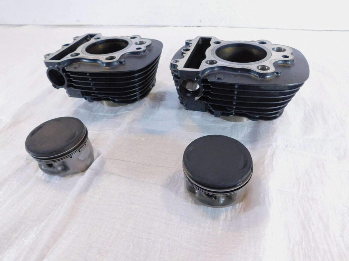 04-16 Yamaha V-Star 650 XVS650 OEM Engine Motor Cylinder Jug Barrels w/ Pistons - C3 Cycle