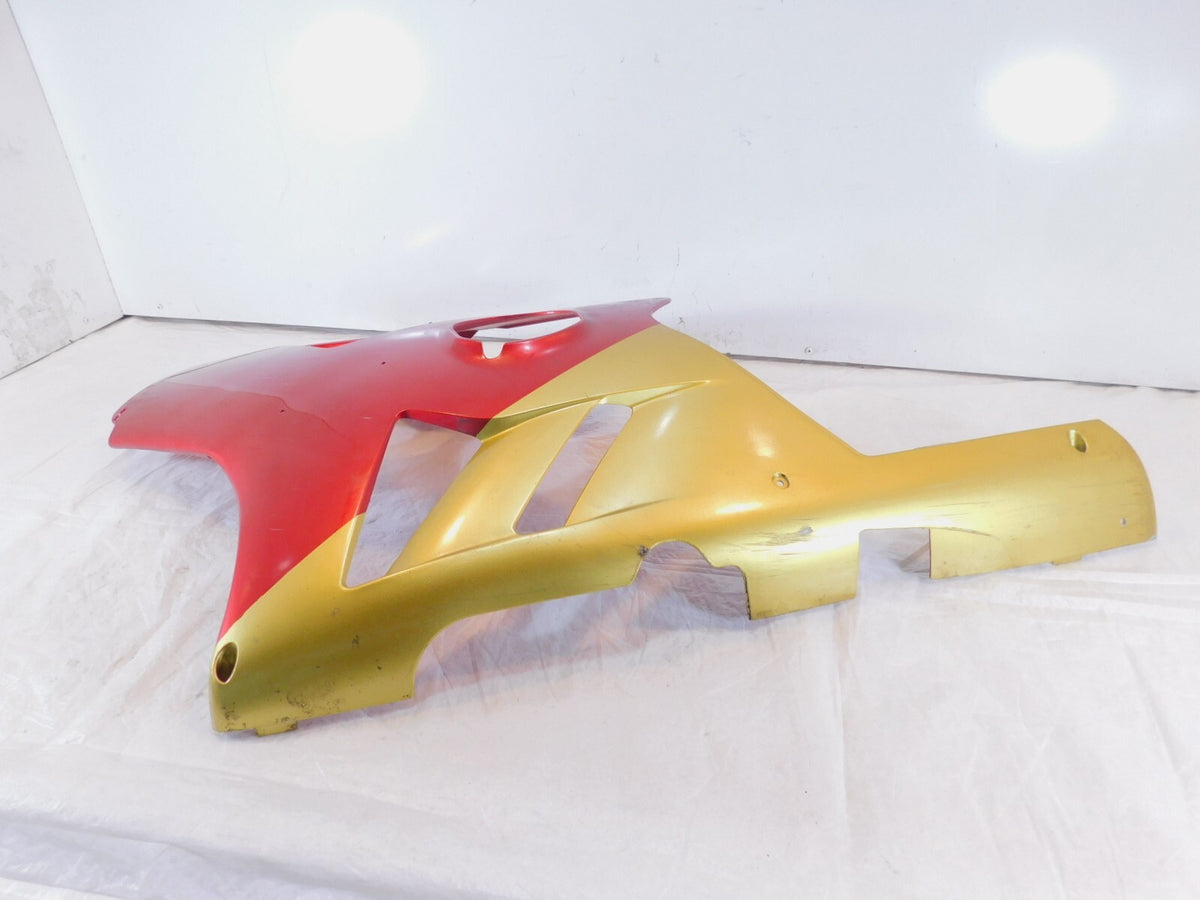 2002-2005 Kawasaki Ninja ZX12 ZX12R ZX1200 Red Left Lower Fairing Cowling Panel - C3 Cycle