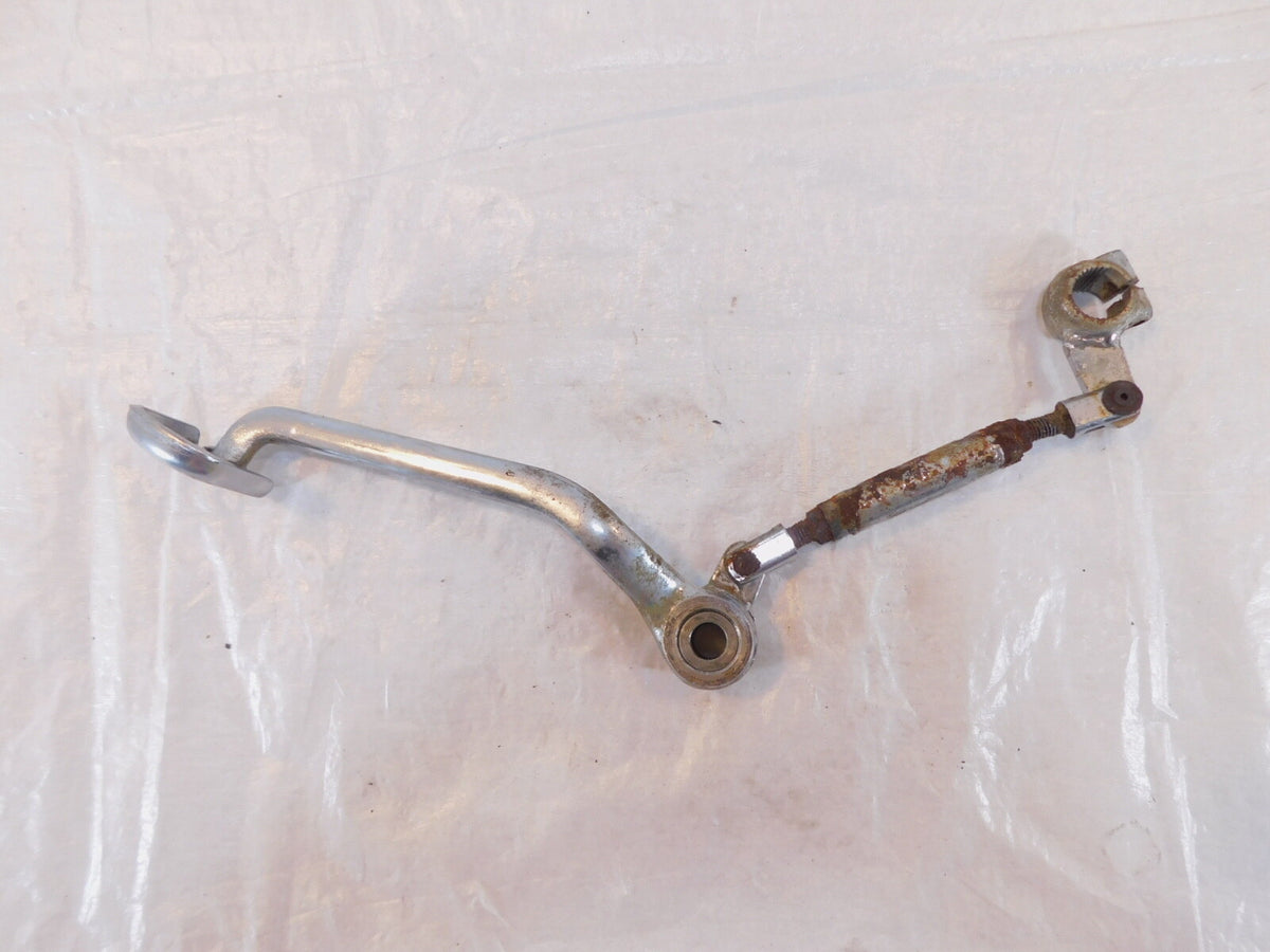 Yamaha XJ750 Maxim 750 Rear Right Brake Pedal Foot Lever w/ Linkage Rod & Arm - C3 Cycle