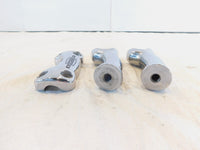 2005-2012 Harley Davidson Softail FLSTN Deluxe Chrome Handlebar Riser Brackets - C3 Cycle