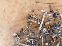 2008 08 Victory Vegas Engine & Motor Nuts Bolts & Brackets Parts Box Lot - C3 Cycle