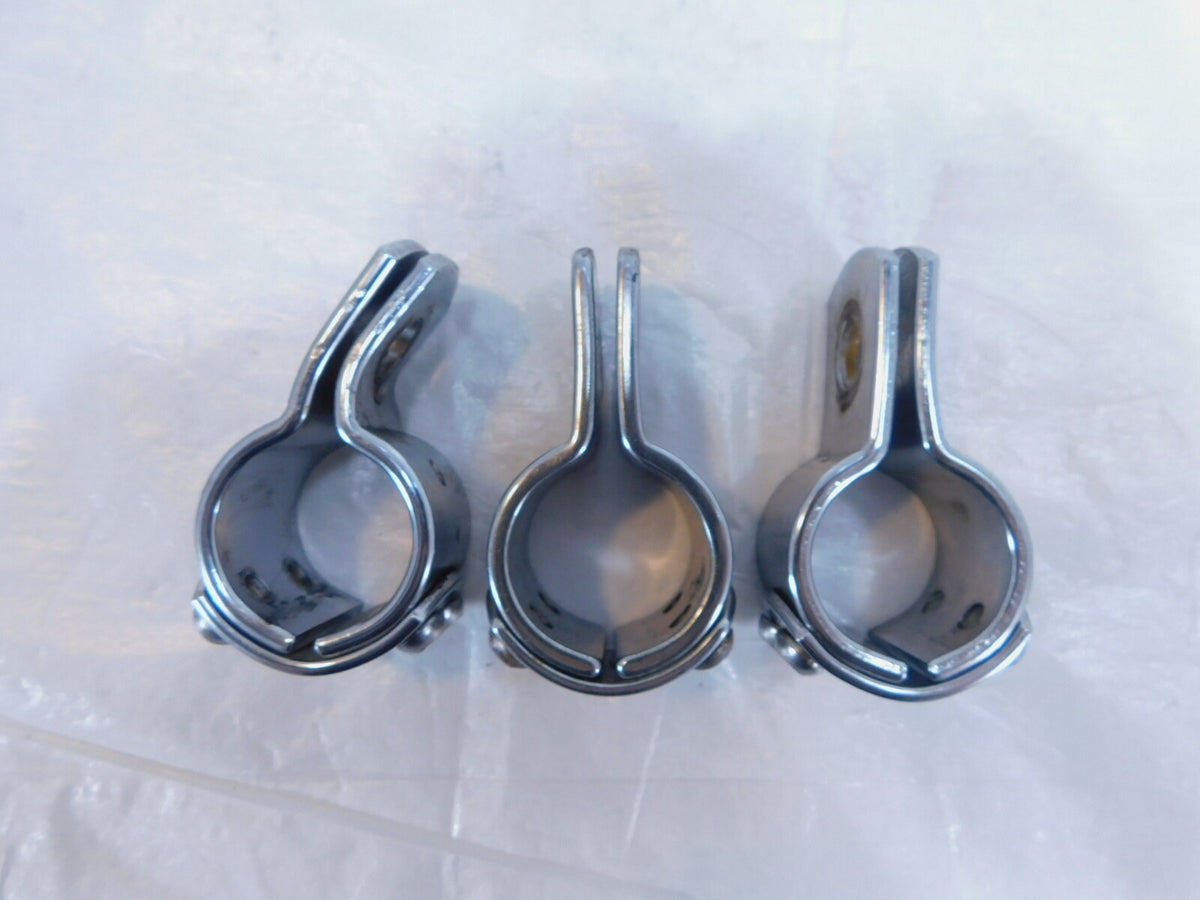 Harley Electra Glide & Road King Highway Footrest Footpeg Mount Clamp Brackets - C3 Cycle