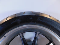 2009 Kawasaki Vulcan 1700 Nomad Voyager VN1700 Silver Rear Wheel Rim & Tire - C3 Cycle