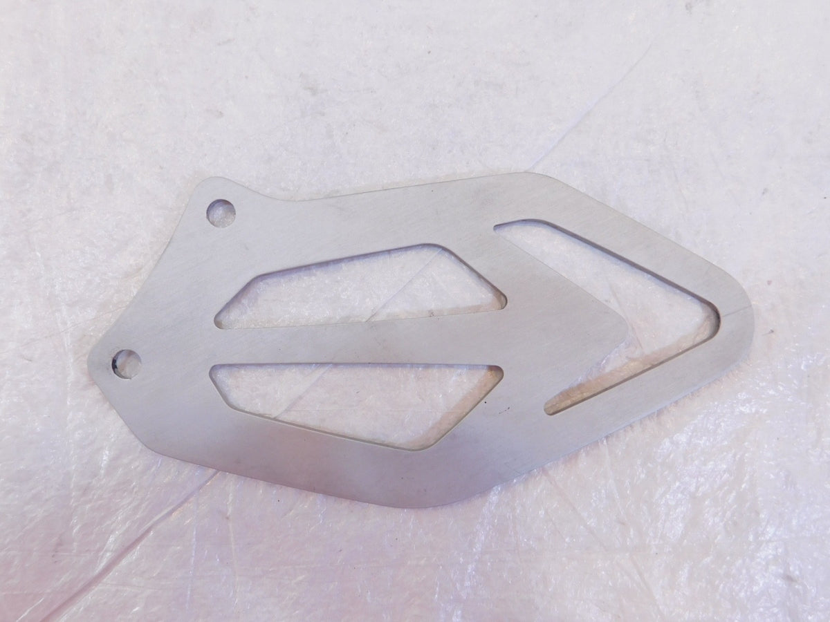 2014-2019 BMW S1000-RR S1000RR Silver Rear Left Footrest Rearset Heel Guard - C3 Cycle