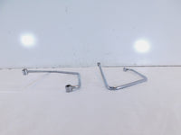Harley Davidson Sportster 883 1200 Chrome Saddlebag Guard Rail Mount Brackets - C3 Cycle