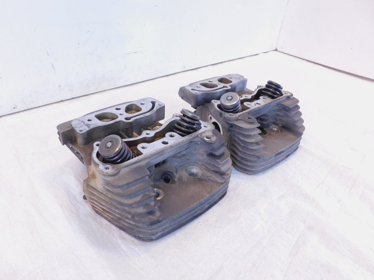 Harley Davidson Touring Softail & Dyna Silver Cylinder Heads & Valves w/ Springs - C3 Cycle