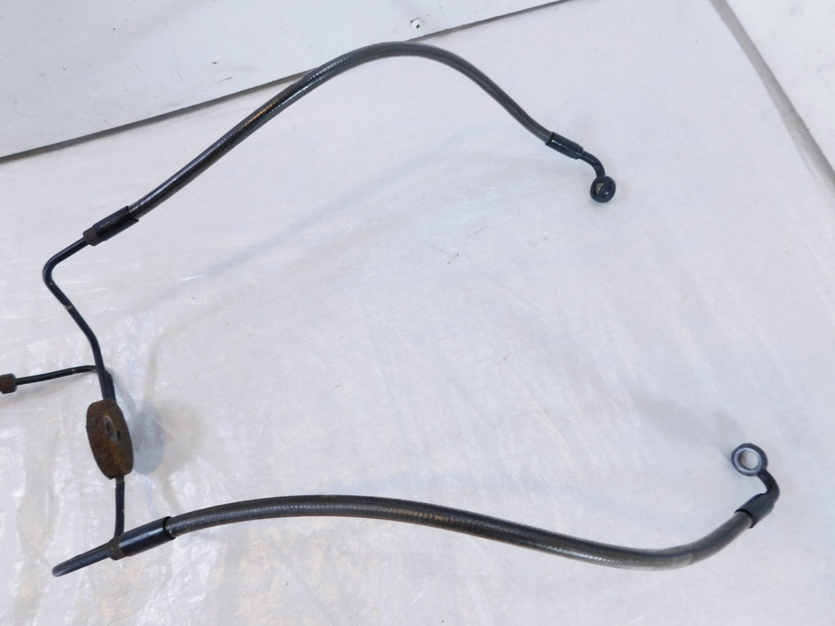 Harley Davidson Road King Street & Electra Glide Dual Disc Front Bake Line Hose - C3 Cycle