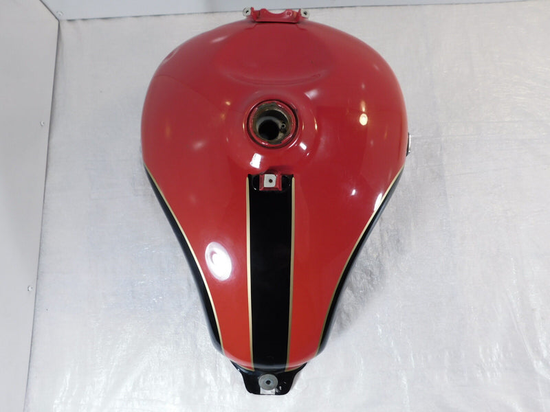 Triumph America & Speedmaster Red / Black Gas Petrol Fuel Tank Reservoir  -Dents