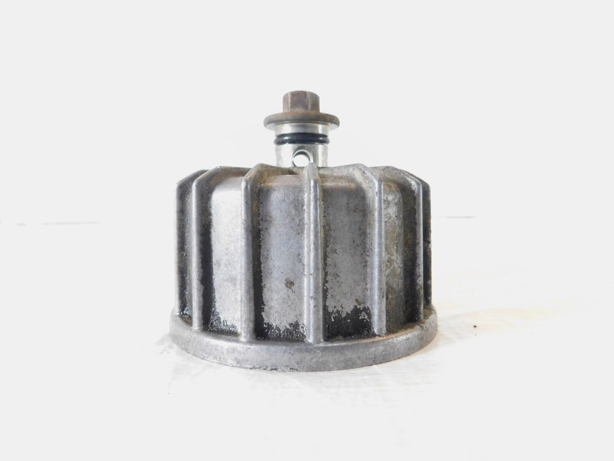 1978-1979 Honda CX500 CX 500 Silver Engine Oil Filter Housing Holder Cover Case - C3 Cycle