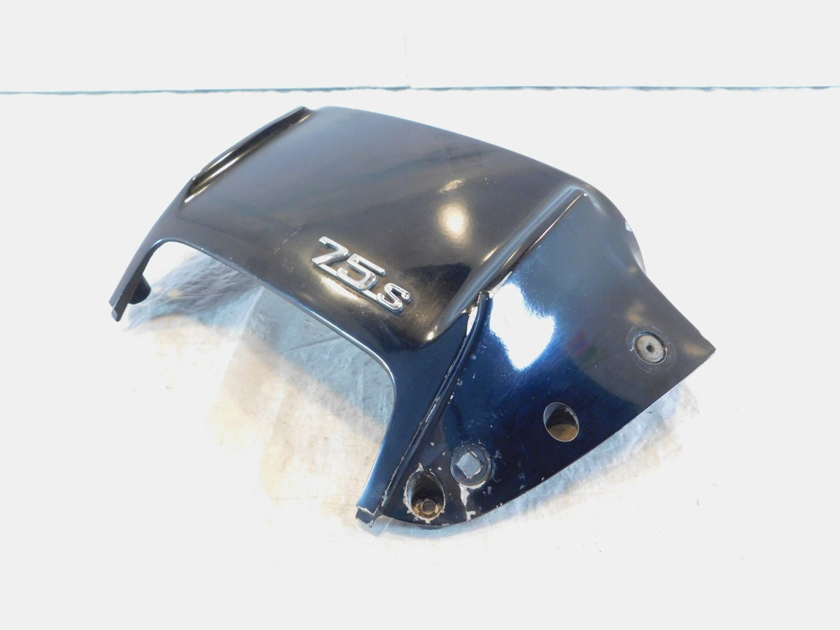 86-95 BMW K75S Black Front Upper Headlight Center Cover Fairing Cowl Panel Trim - C3 Cycle
