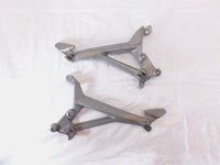 2007-2009 Aprilia Shiver 750 SL750 Gray Right/Left Side Footrest Foot Peg Mounts - C3 Cycle