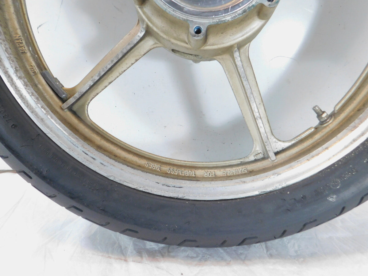 1984-1999 Yamaha Virago 1000 1100 XV1000 XV1100 Yellowish Front Wheel Rim Hub